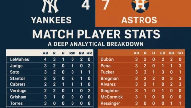 yankees vs houston astros match player stats