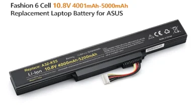 fashion 6 cell 10.8v 4001mah-5000mah replacement laptop battery for asus